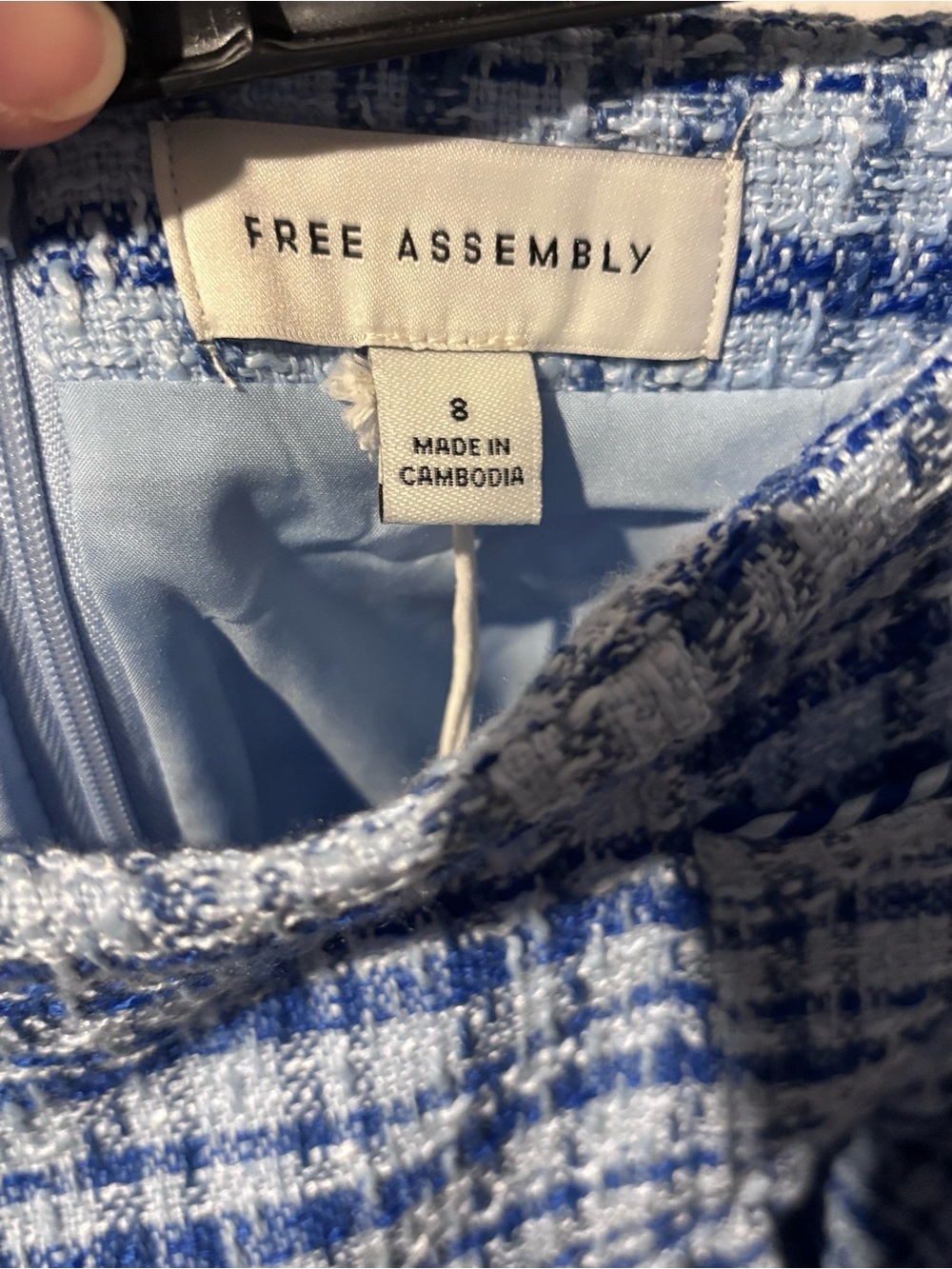 Free Assembly Tweed Button Vest and Skirt ~ 2 piece set ~ Size 8 - Picture 8 of 9